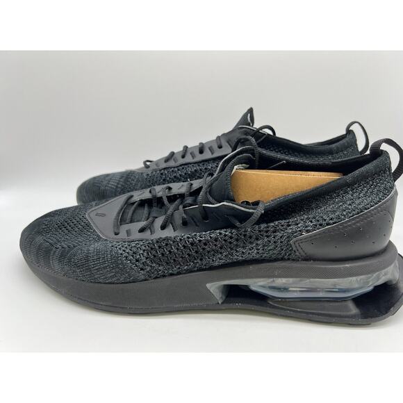 Nike Air Max Flyknit Racer Triple Black Shoes FD2764-001 Men's Size 11.5 - Picture 7 of 10